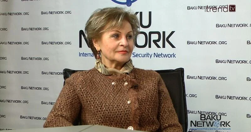 Президент Ильхам Алиев привел нас к великой победе Наталья Шаровская на платформе Baku Network ВИДЕО