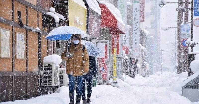 Yaponiyada güclü qar: Çox sayda ölən var