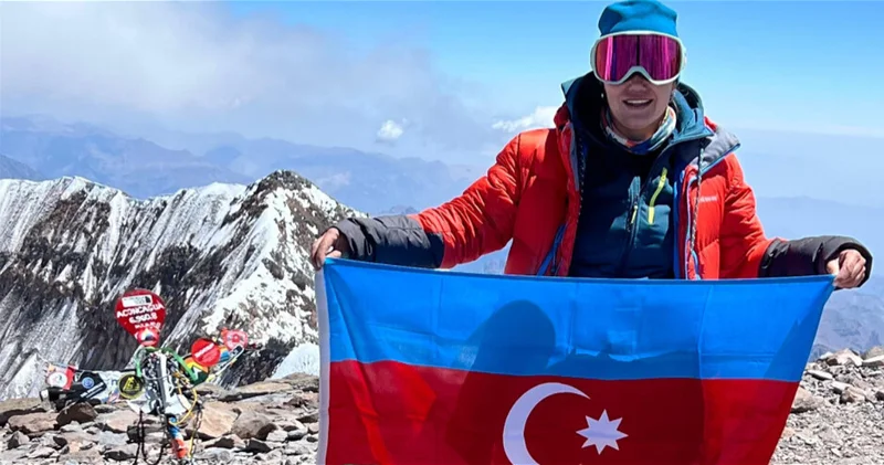 Азербайджанка покорила самую высокую вершину Южной Америки ФОТО