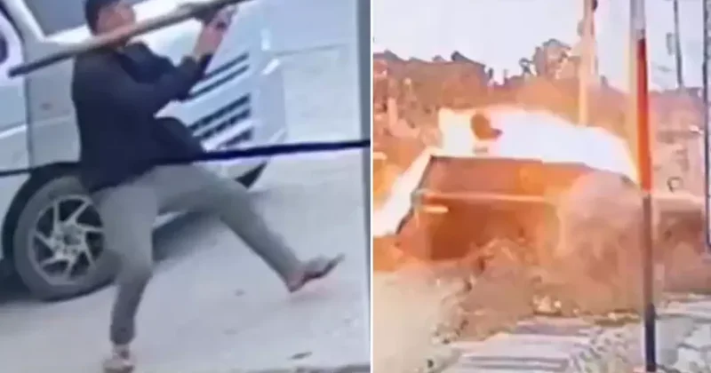 Məmurun kortejini raketlə vurdular, sağ çıxdı ANBAAN VİDEO