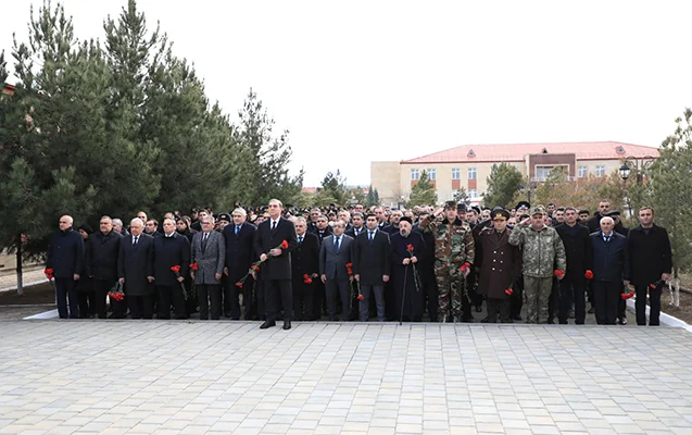 Gəncədə Xocalı soyqırımının anım günü keçirildi FOTOLAR