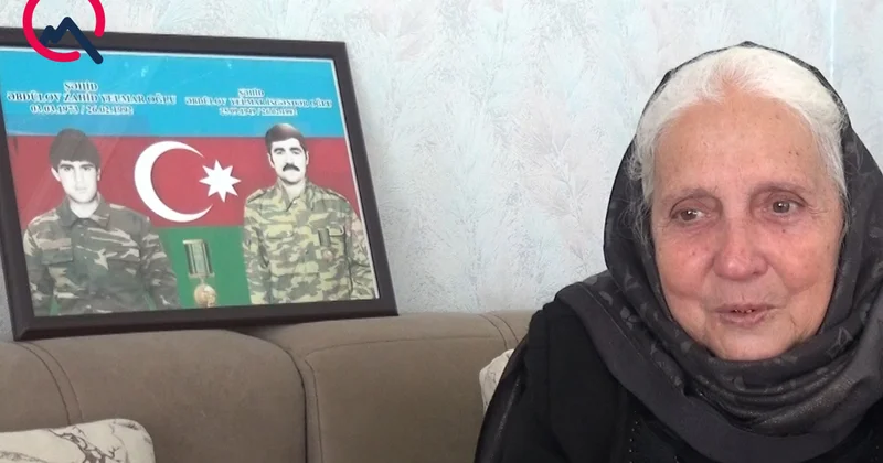 Ərini və oğlunu itirən Raya ana 34 il sonra Xocalıda Foto