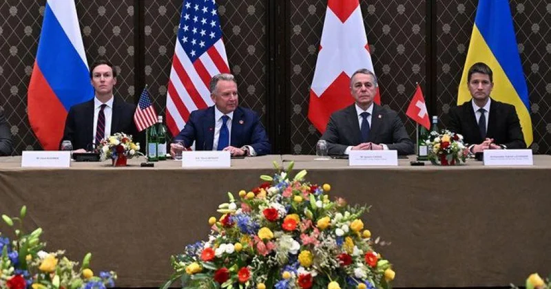 Ukrayna ABŞ danışıqları başladı Üçtərəfli görüşə hazırlıq görüləcək