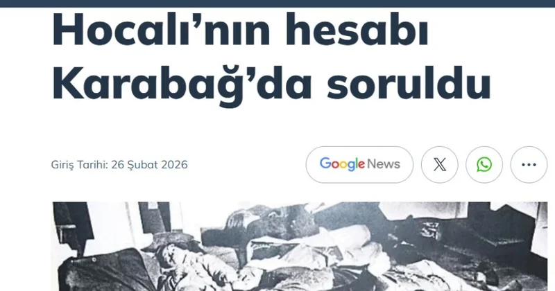Газета Sabah: Боль Xоджалы свежа в памяти тюркского мира
