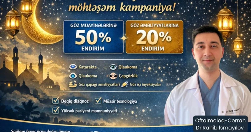 Ramazan ayına özəl Diaqnoz Tibb Mərkəzindən möhtəşəm kampaniya!
