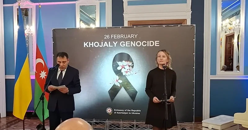 Xocalı soyqırımı Ukraynada yad edildi VİDEO