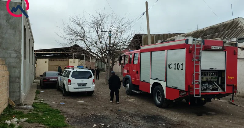 Gəncədə evdə yanğın Ölən var