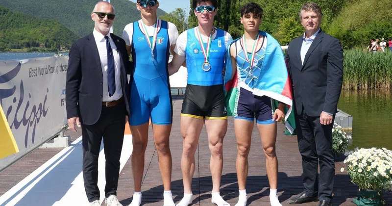 Успех азербайджанских спортсменов в Италии фото; видео