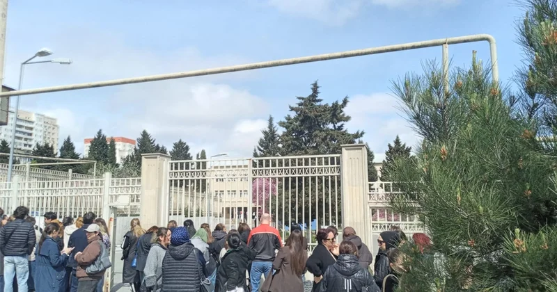 Bakıda 9 cu siniflərin buraxılış imtahanında İNSİDENT FOTO