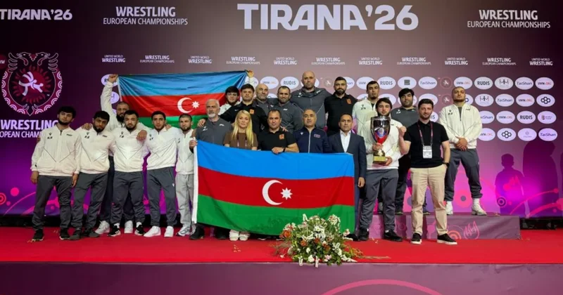 Азербайджанская сборная по вольной борьбе в шестой раз стала чемпионом Европы