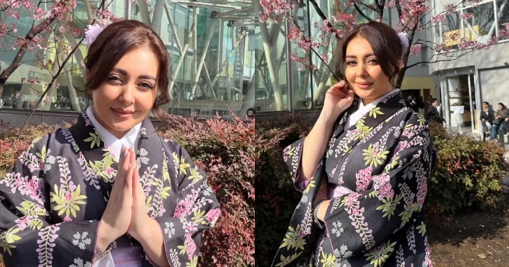 Lalə Azərtaşın Yaponiya milli geyimində Fotosessiyası