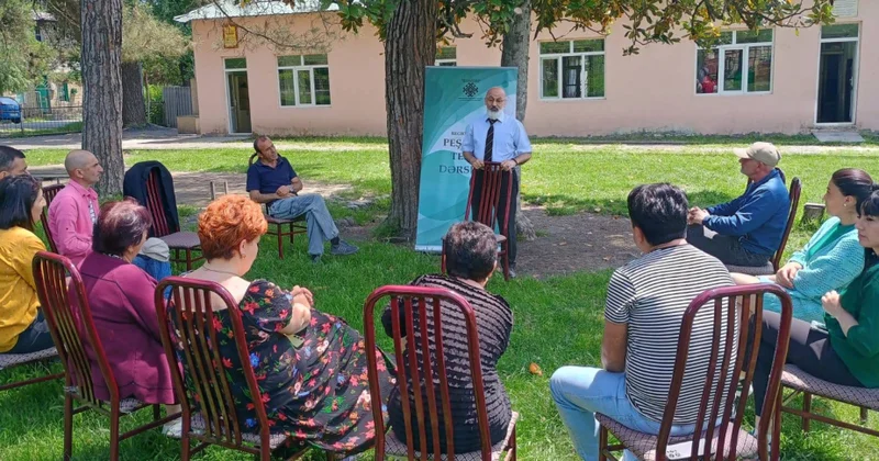 “Peşəkar teatr dərsləri” layihəsinin növbəti mərhələsi Qaxda reallaşıb