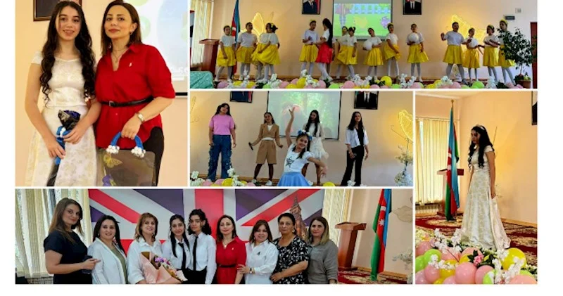 100 nömrəli tam orta məktəbdə İngilis dili gecəsi keçirilib FOTOLAR