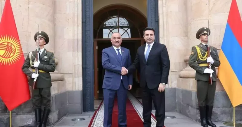 İrəvana gələn Qırğızıstan parlamentinin spikerindən sülh sazişi ilə bağlı təklif