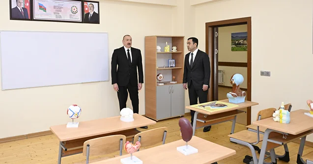 Prezident lisey binasının açılışında Foto