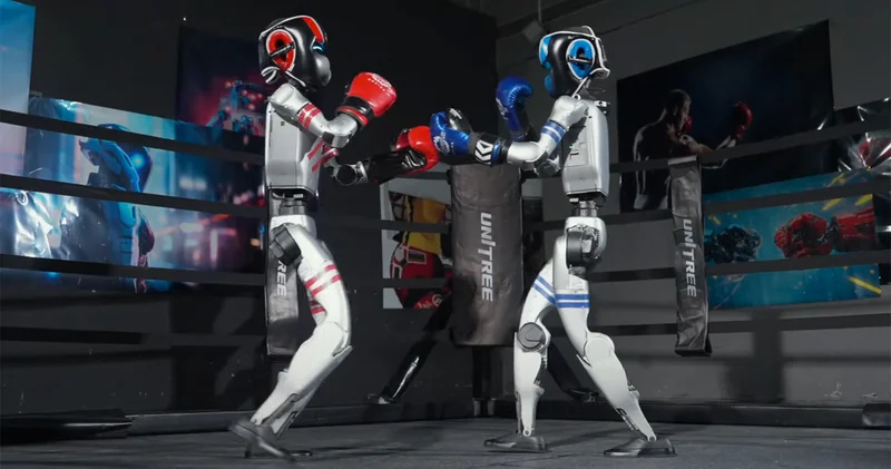 Robotlar rinqə çıxdı: ilk tarixi boks turniri VİDEO