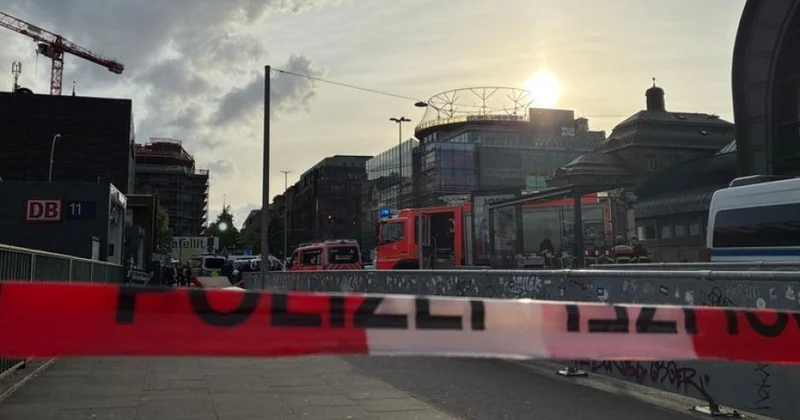 Hamburqda bıçaqlı hücumu törədən qadını çeçen və suriyalı şəxslər zərərsizləşdiriblər