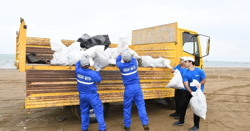 Волонтеры собрали 2 тонны мусора на пляже в поселке Шувалан