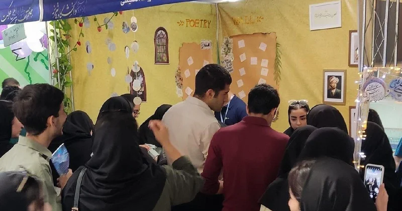 Güney Azərbaycanda ilk dəfə Təbriz Universitetində Türk Dili və Ədəbiyyatı Elmi Qurumunun pavilyonu quruldu