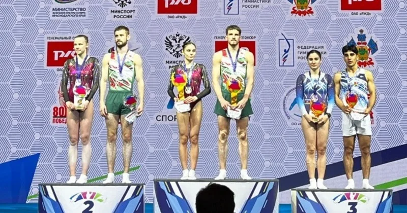 Azərbaycan gimnastları Krasnodarda iki medal qazanıblar