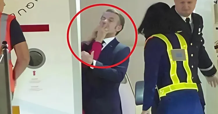 Makronun yaxın ətrafı: Bu şillə deyil, üz tutmağı təqlid edən jestdir