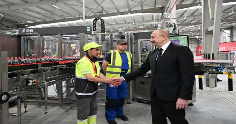 Prezident İsmayıllıda “Coca Cola” zavodunun açılışında FOTOLAR