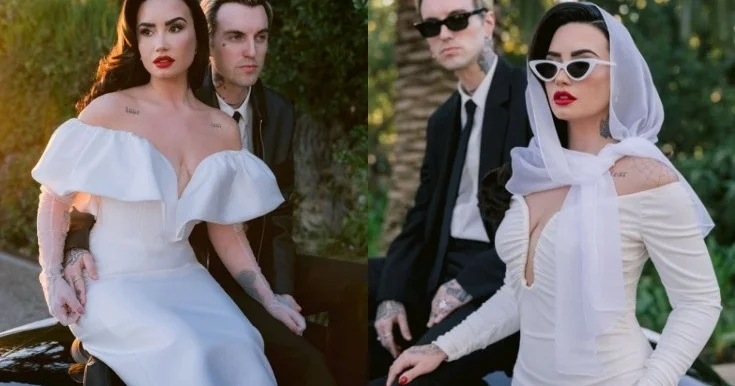 Demi Lovato ailə qurdu Fotolar