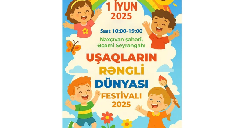 Naxçıvanda “Uşaqların rəngli dünyası” festivalı keçiriləcək