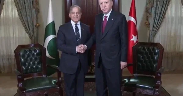 Ərdoğan Şahbaz Şərifi qəbul etdi VİDEO (YENİLƏNİB)