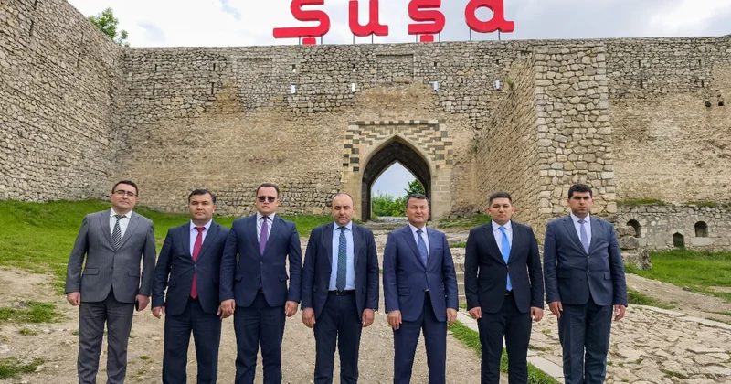 Özbəkistan nümayəndə heyəti Qarabağa səfər edib