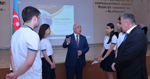 “Öz Vətənimizin Himnini oxuduğunuz üçün xoşbəxtsiniz” Fotolar