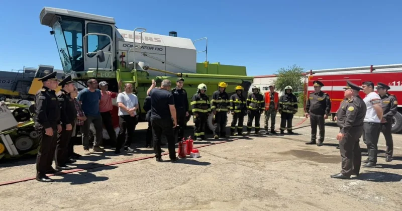 FHN Aran regionunda taxıl yığımı ilə bağlı müşavirə keçirib