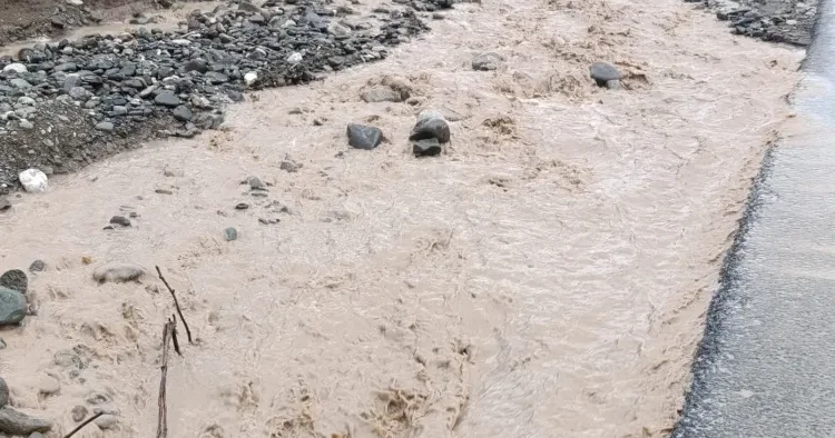 Xankəndi və Xocalıya dolu və güclü yağış yağdı FOTO