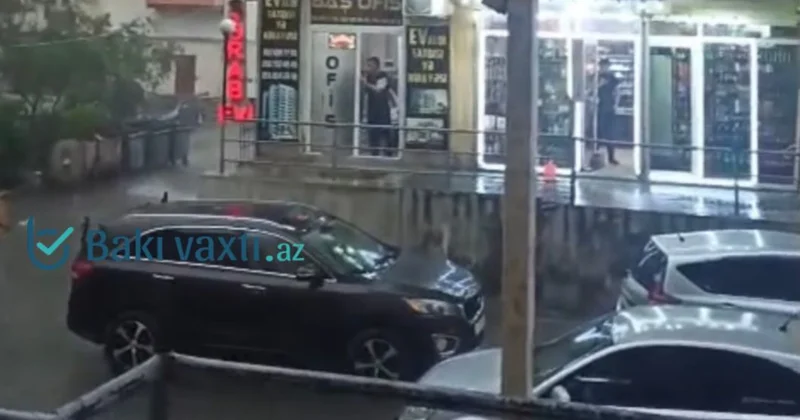 Xırdalana dolu yağır FOTO + VİDEO