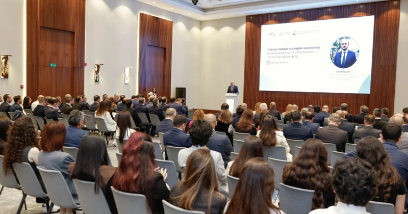 “QDF in dostları” platforması çərçivəsində Cəbrayıl, Qubadlı və Zəngilan rayonlarının investisiya potensialı təqdim edilib