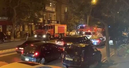 Təbrizdə yaşayış kompleksində yanğın: 8 nəfər yaralandı