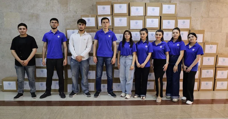 YAP Gəncə şəhər təşkilatı Qurban bayramı münasibətilə aztəminatlı ailələrə bayram sovqatı paylayıb