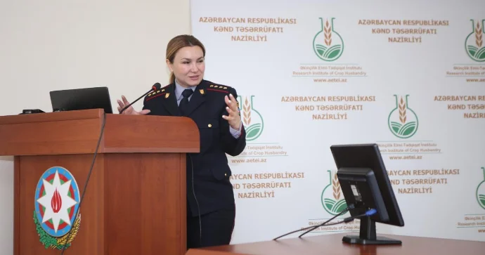 “Yol hərəkəti zamanı təhlükəsizliyin təmin olunması” mövzusunda təqdimat oldu FOTOLAR