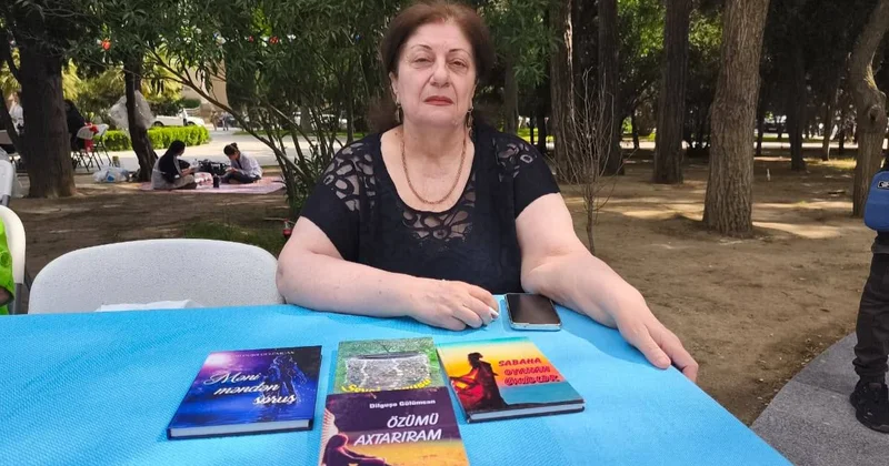 Dilguşə Gülümcanın poeziya dünyası festivalda maraqla QARŞILANDI FOTO