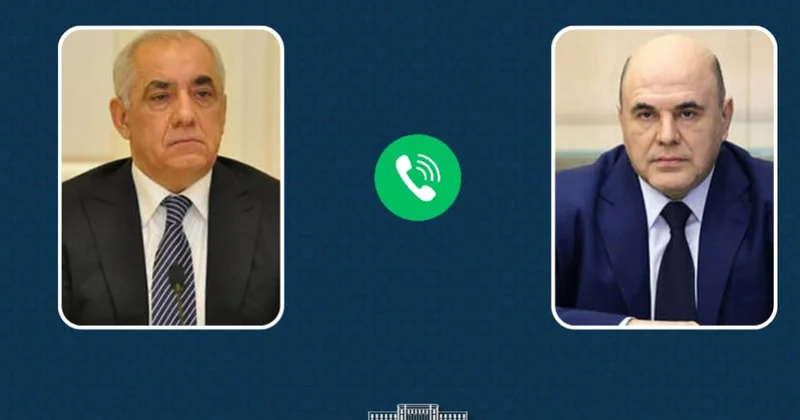 Baş nazir Əli Əsədov ilə Rusiya Federasiyası Hökumətinin sədri arasında telefon danışığı olub
