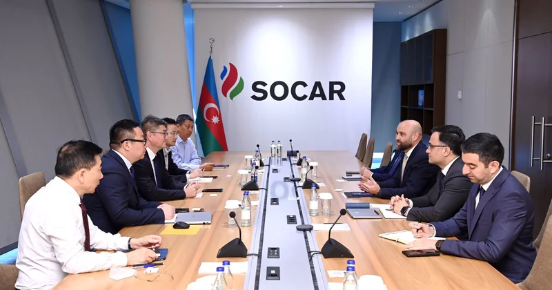 Обсуждено возможное сотрудничество между SOCAR и китайской компанией по месторождению Абшерон (ФОТО)