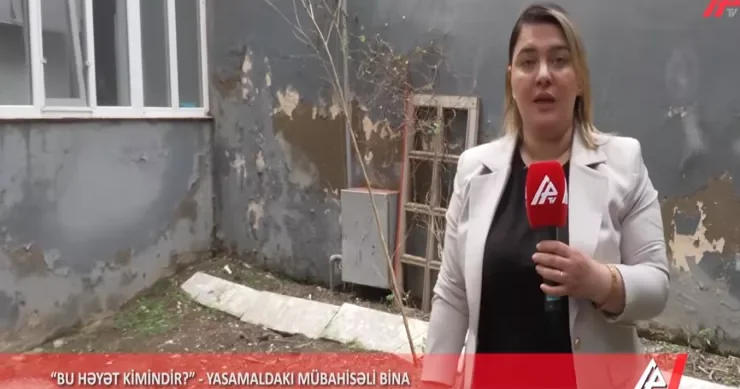 Yasamalda daha bir QALMAQAL Binasının həyətində qanunsuz sex açılıb VİDEO
