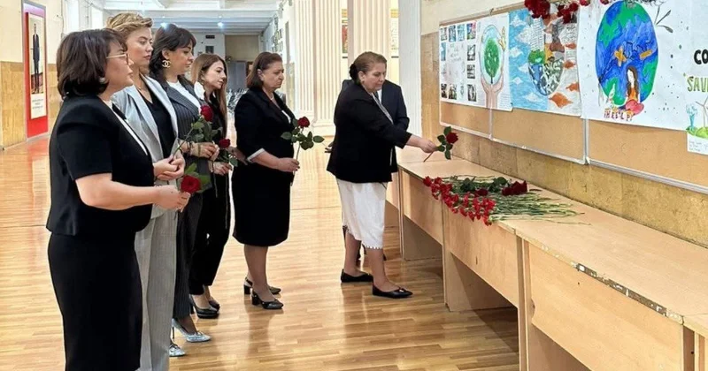 Şəhid Kərimbəyli Elçin oxuduğu Tərəqqi məktəbində anıldı