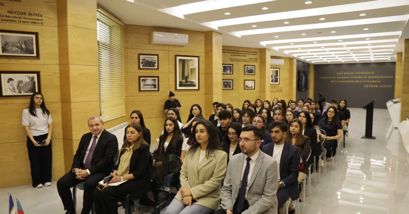 BDU da “Diplomatiya saatı” layihəsinin ilk qonağı Azərbaycanın Keniyakı səfiri olub