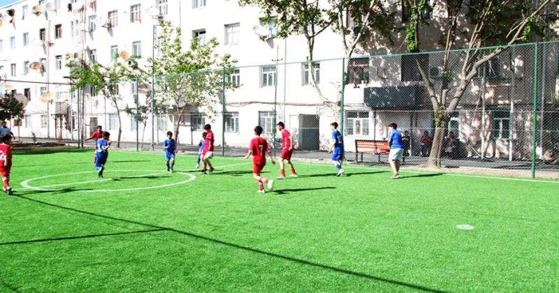 Tovuzda iki yeni mini meydança istifadəyə verilib