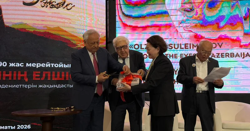 Oljas Süleymenov Azərbaycanın gözü ilə kitabı təqdim edilib