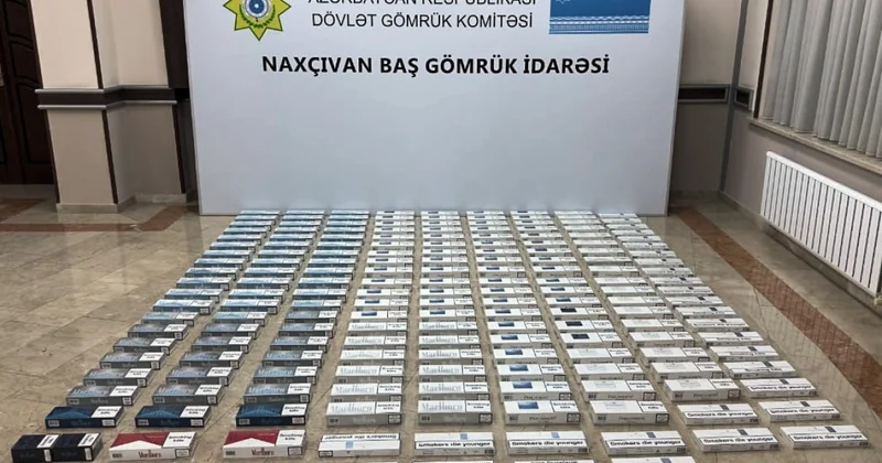 Naxçıvanda 41 mindən çox nişansız tütün məmulatları qanunsuz dövriyyədən çıxarılıb