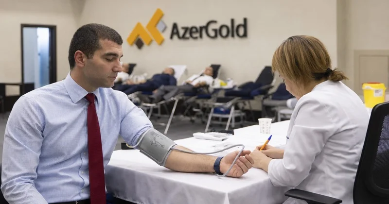 “AzerGold”da ənənəvi qanvermə aksiyası keçirilib
