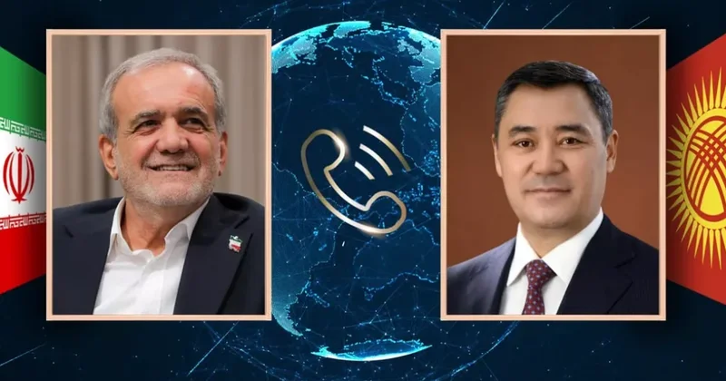 Japarov və Pezeşkian Yaxın Şərqdəki vəziyyəti müzakirə ediblər