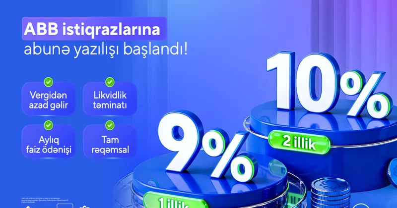 ABB 3 cü dəfə istiqraz emissiyasına başlayıb